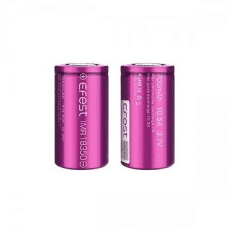 Efest IMR18350 700mAh 3.7V Li-Mn Újratölthető Akku