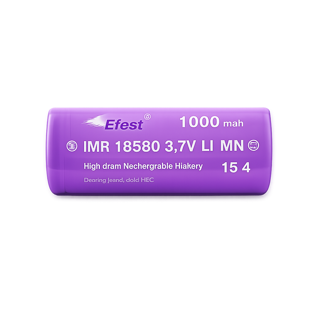 Efest IMR 18500 1000mAh 15A Li-Mn Akkumulátor