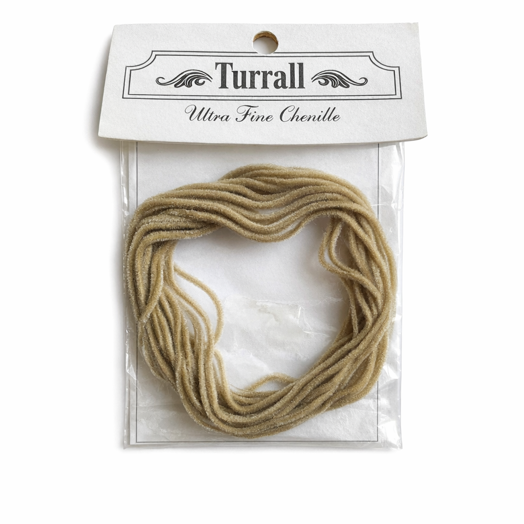 Turrall Ultra Fine Chenille 2mm – elektrostatická nylonová ženilka pro muškaření
