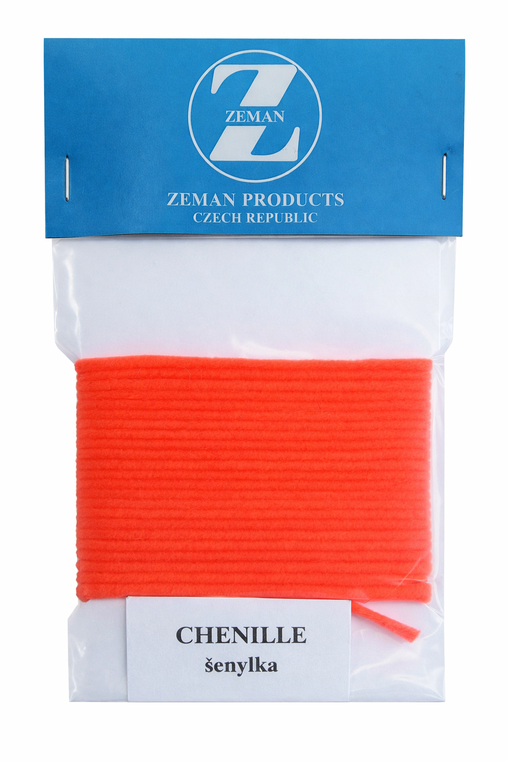 Zeman chenille červená