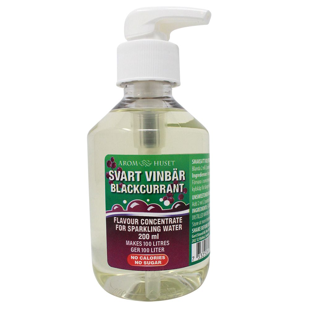 Čierna ríbezľa 200 ml sirup bez cukru