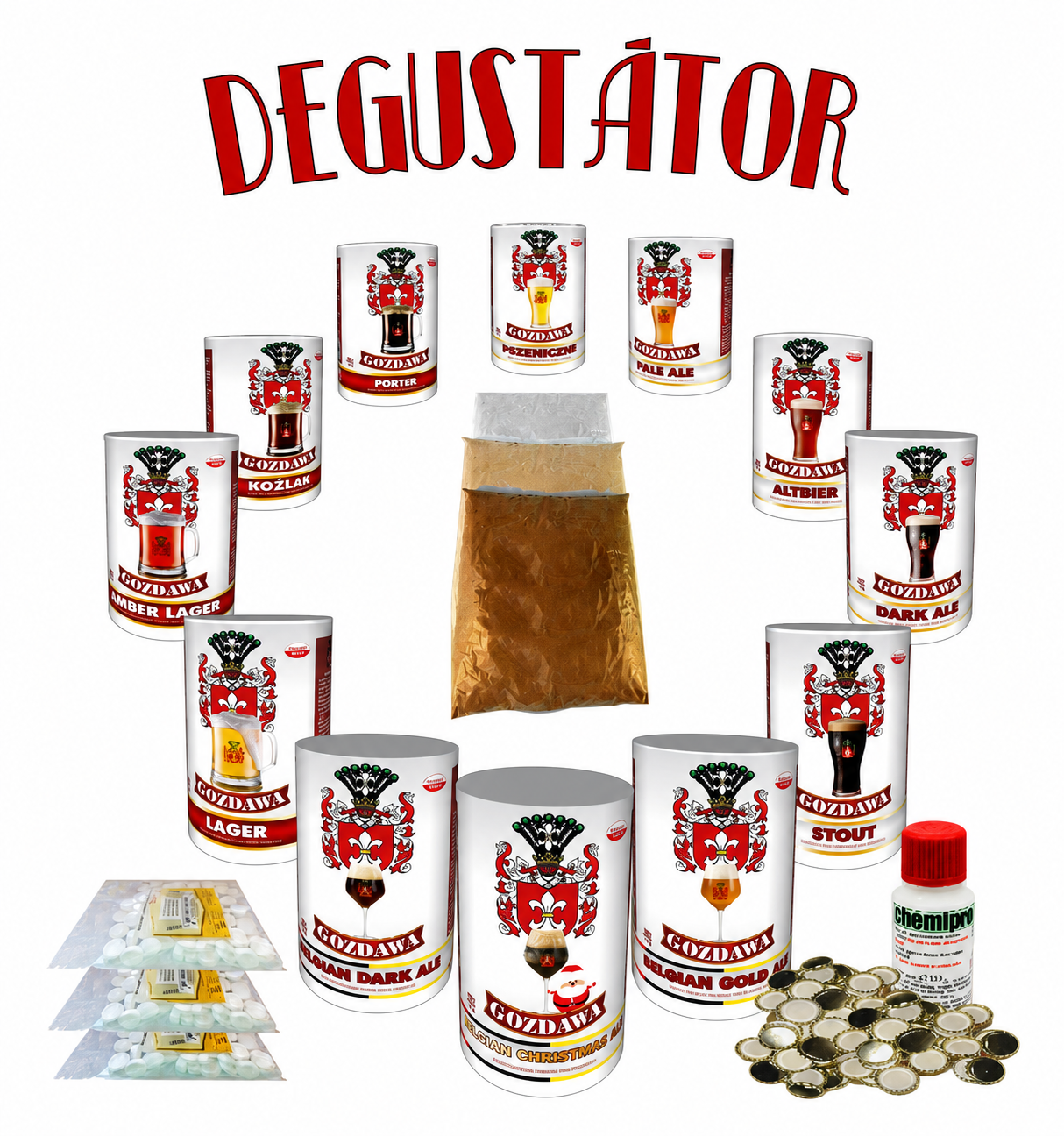Mladinový koncentrát  Taška plná piva  "Degustátor"