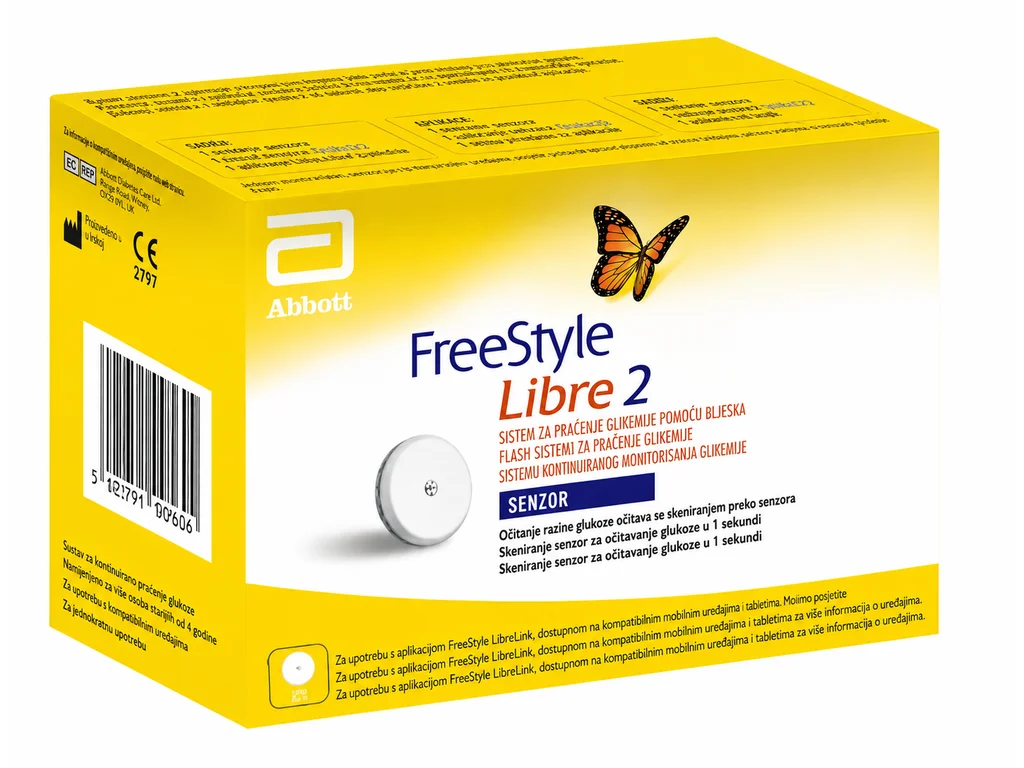 FreeStyle Libre 2 szenzor – Glükózszint folyamatos monitorozásához