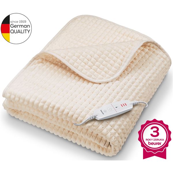 Vyhrievacia deka Beurer HD 72 Waffle Ivory