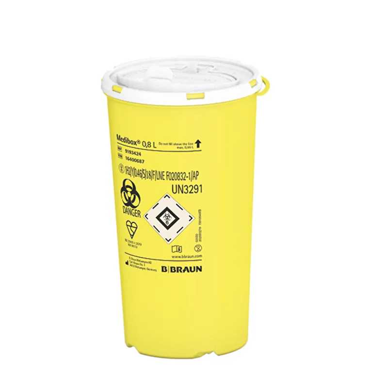 Kontajner na ostré predmety Medibox B. Braun,  0,8 l