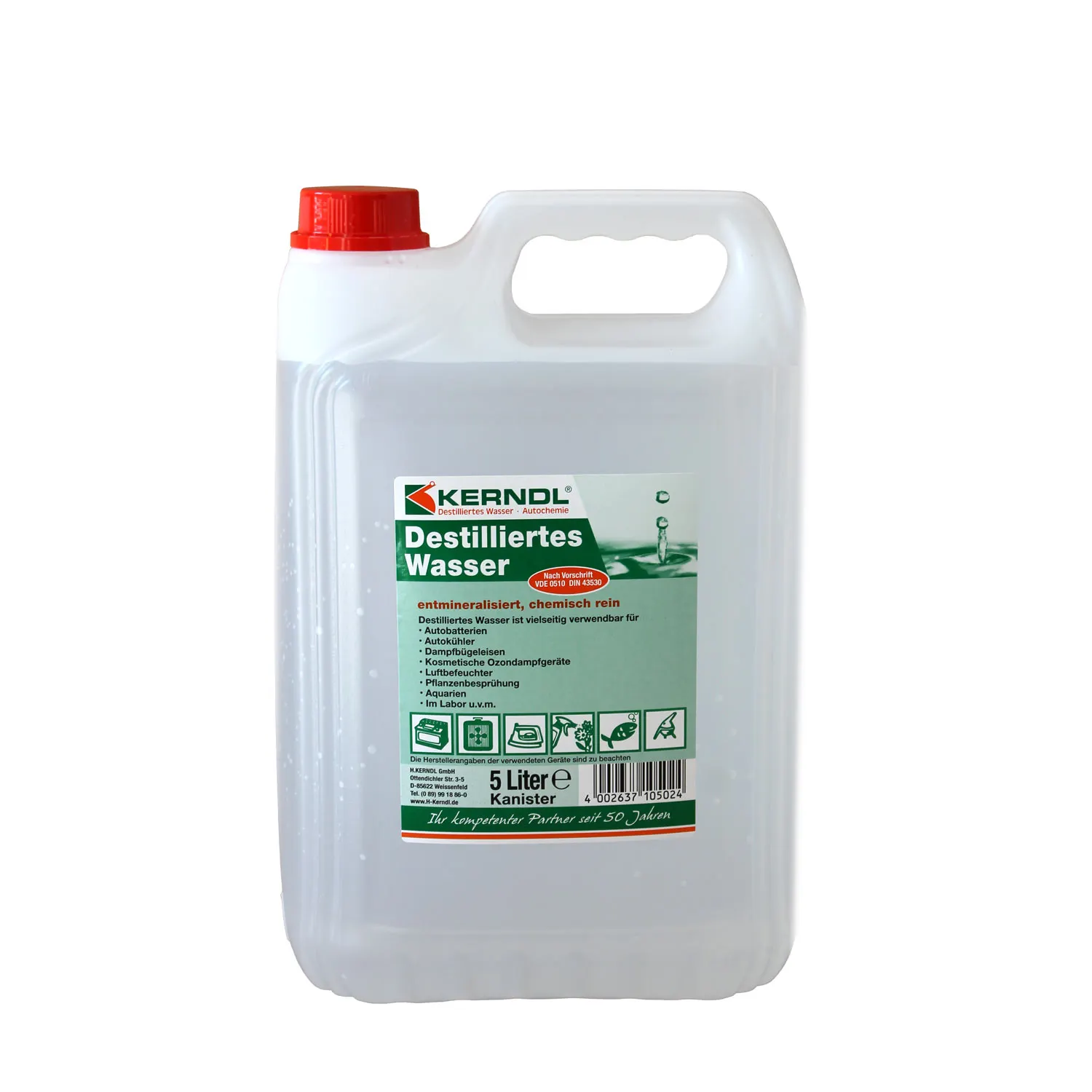 Destilovaná voda, 5 l 