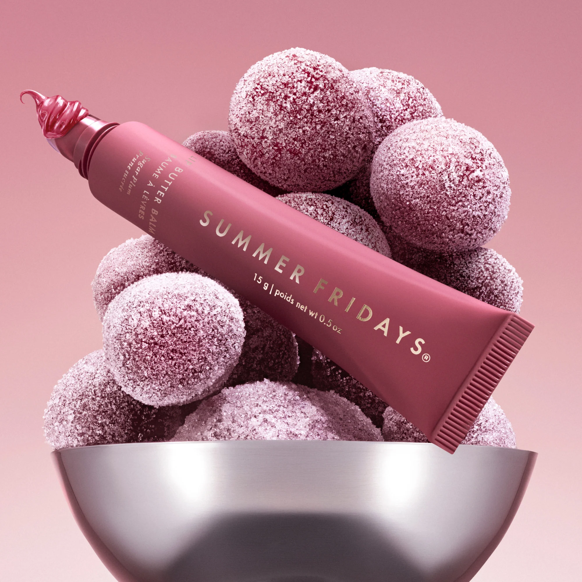 Summer Fridays Lip Butter Balm Strawberry Sugar Plum 15g