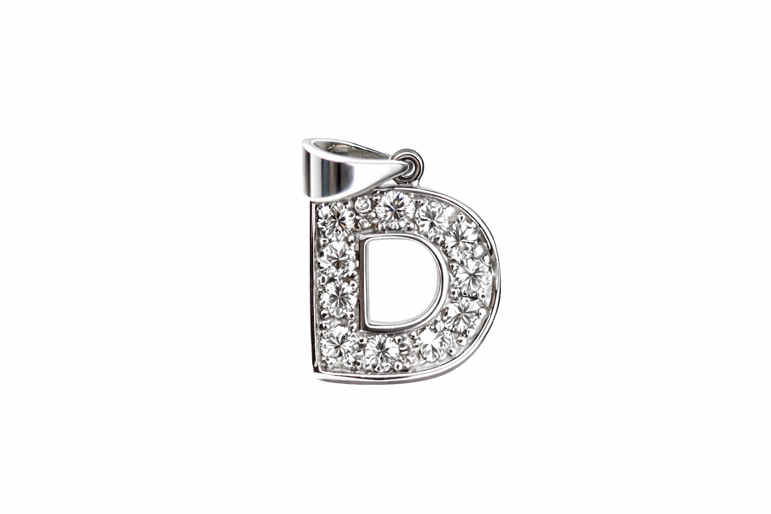 Zlatý přívěsek s diamanty