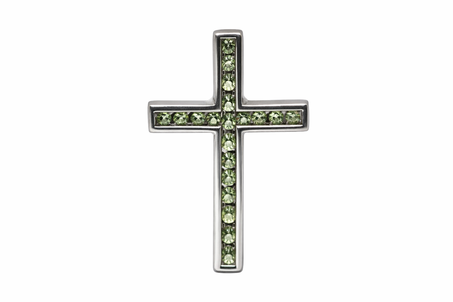 Zlatý přívěsek s peridoty (olivíny)
