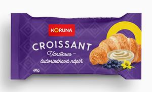 Croissant s vanilkovo-čučoriedkovou náplňou 60g