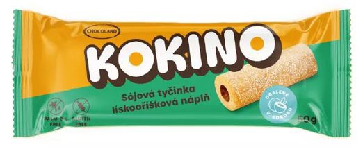 KOKINO Sójová tyčinka s lieskovoorechovou náplňou 50g