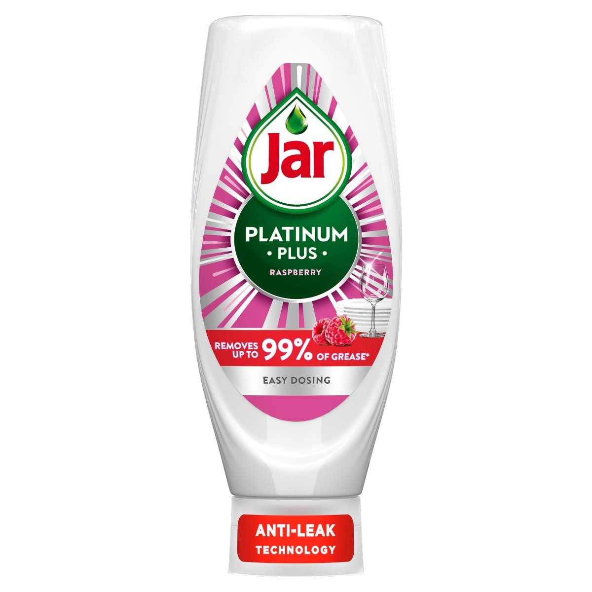 Jar Platinum Plus Raspberry – Gél na ručné umývanie riadu 660ml