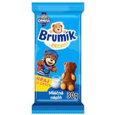 Brumík medvedík mliečna náplň 30g